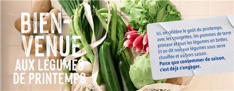 Bienvenue aux légumes de printemps : pommes de terre de primeur, courgettes et radis bottes !